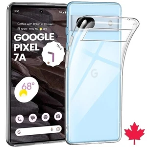 Clear TPU Cover Case For Google Pixel 7a - Picture 1 of 7