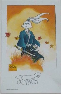 SDCC 2019 SIGNED Lithograph USAGI YOJIMBO Autumn by STAN SAKAI - Picture 1 of 2