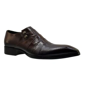 Scarpe italiane da uomo Jo Ghost 1831L marroni in pelle taglia 43 - Foto 1 di 9