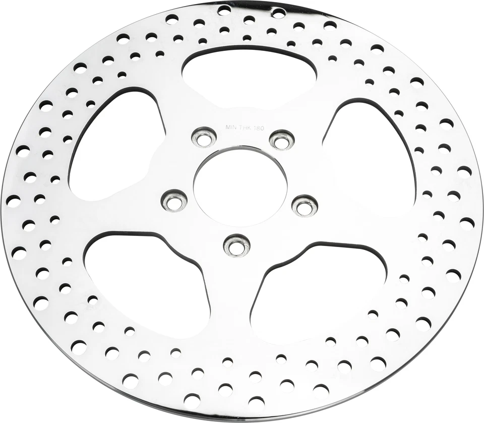 HARDDRIVE 2000-2014 FLSTF Softail Fat Boy Harley Davidson 5 SPOKE BRAKE ROTOR FR - Image 1 of 1