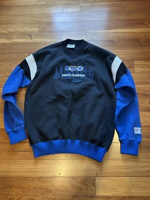 Sudadera De Colección Orlando Magic Cuello Redondo Para Hombre Grande NBA Bordada Años 90 El Juego Foto 1 de 4