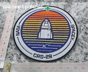 NASA Space CRS 28 Dragon 2 Falcon 9 ISS Mission Logo Patch sew on embroidered - Bild 1 von 1