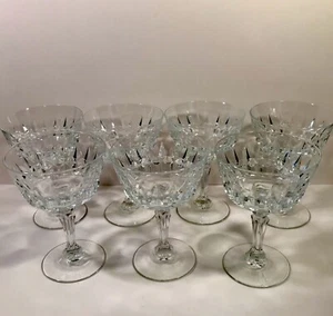 (7) Cristal D'Arques Durand Chantelle Champagne Glasses Sherbet Crystal 5-3/8" - Picture 1 of 4