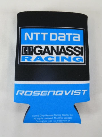 #10 Felix Rosenqvist NTT DATA Chip Ganassi Racing Collector Can Cooler Coozie Cover