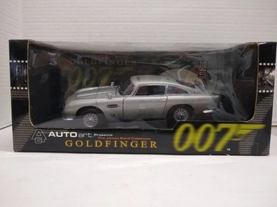 Auto Art #70021 James Bond Collection Goldfinger 007 Aston DB5 1/18 Sc. Diecast - Image 1 of 4