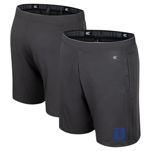 Men's Colosseum Charcoal Duke Blue Devils Forget Shorts - Picture 1 of 3