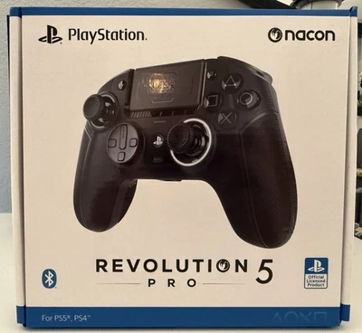Nacon - Revolution 5 Pro Wireless Controller for PS5, PS4 and PC - Black - Image 1 of 2
