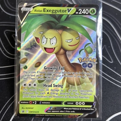 Alolan Exeggutor V SWSH225 SWSH: Sword & Shield Promo Cards Holo - Image 1 of 2