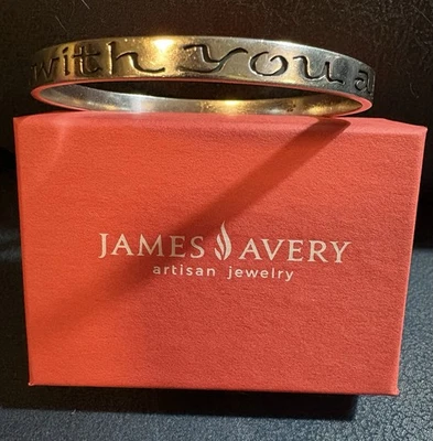 JAMES AVERY RETIRED ‘AND LO I AM WITH YOU ALWAYS’ BANGLE BRACELET SUPER RARE - Image 1 of 4
