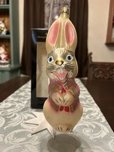 RADKO Vintage 1997 Harvey Rabbit Large 9" Ornament - Original Geschenkbox - Bild 1 von 7