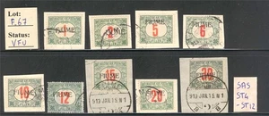 F_67. FIUME.1918 SEGNATASSE set. Used. Top CV ! - Picture 1 of 1
