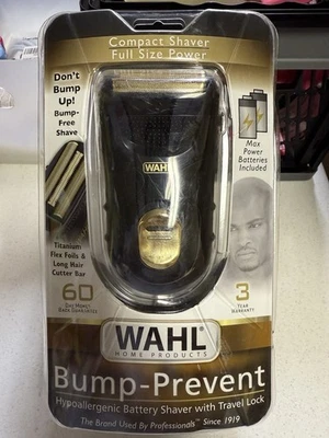 Wahl Bump - Prevent Hypoallergenic Battery Shaver with Travel Lock #7066-200 NEW - Image 1 of 3