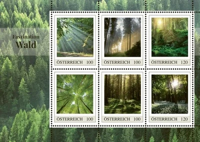 Austria   2025  Fascinating woods  Trees  booklet !!   mnh - Image 1 of 2
