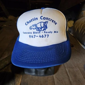 Plaudernder Beton Trucker Style Vintage 80er/90er Jahre Snapback Mütze - Bild 1 von 5