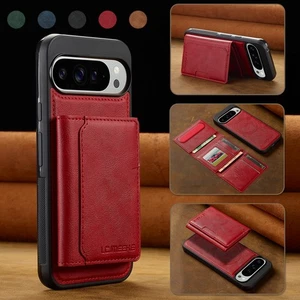 For Google Pixel 10 9 Pro XL 9A 8 7 Pro Magnetic Leather Wallet Stand Case Cover - Picture 1 of 17