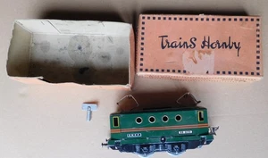 Jouet ancien Locomotive HORNBY Meccano SNCF BB 8051 avec clef et boîte Ech O - Foto 1 di 11