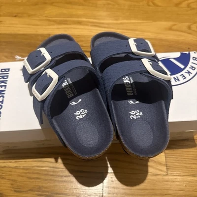 Birkenstock Kids Arizona Sandals  MF-Hexagon Tech Blue Sandals 8-8.5 Toddler - Image 1 of 4
