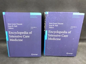 Encyclopedia of Intensive Care Medicine Vincent English Hardcover Volume 1 & 2 - Foto 1 di 10