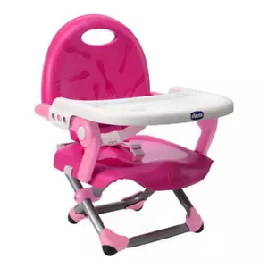 NEW Chicco Pocket Snack Booster Seat Pink - Picture 1 of 6