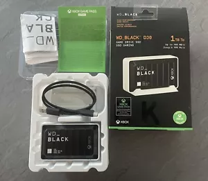 WD Western Digital Black D30 Xbox Game Drive SSD USB-C 1TB Gaming Festplatte OVP - Bild 1 von 1