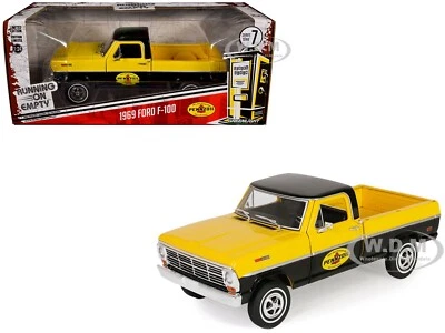 Ford F-100 1969 camioneta "Pennzoil" amarillo y negro modelo 1/24 de Greenlight 85082 Foto 1 de 4