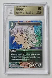 2024 Final Fantasy TCG Foil Adelle BGS 10 PRISTINE - Picture 1 of 2