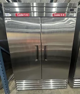 2022 EXCELLENCE INDUSTRIES CR-43SS 54" STAINLESS STEEL 2 SOLID DOOR REFRIGERATOR - Picture 1 of 5
