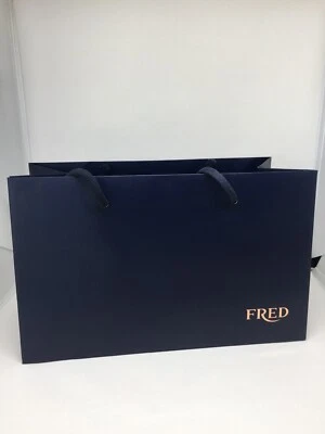 Nueva Bolsa de Regalo Fred Fred Joyería Papel BOLSA DE REGALO 1 Bolsa de Compras Fred Paris Bolsa de Regalo Foto 1 de 4