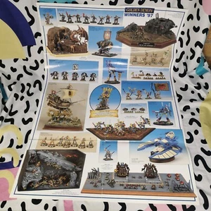 Catálogos de carteles de pintura Warhammer Golden Demon Winner 97 1997 ENVÍO GRATUITO REINO UNIDO - Imagen 1 de 6