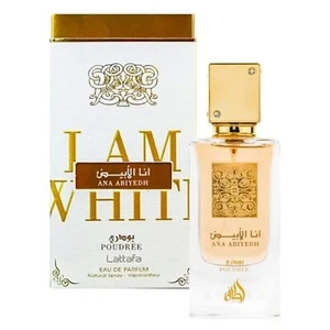 Ana Abiyedh Poudree 60ml EDP - Profumi Lattafa Best Seller Profumo Orientale Nuovo - Foto 1 di 5