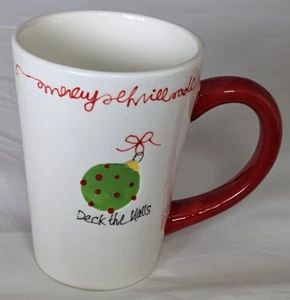 Target Holiday 09 Deck The Halls Tall Large Christmas Ornament Mug - Bild 1 von 5