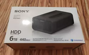 Thunderbolt 2 RAID System von Sony — Modell PSZ-RA6T Externe HDD 6TB NEU OVP - Bild 1 von 1