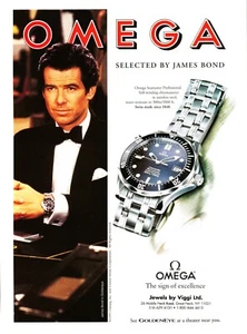 Reloj Omega REIMPRESIÓN Vintage Clásico 11x15 Póster Lujo Reloj Pared James Bond - Imagen 1 de 1