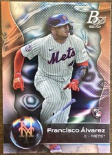 2023 Bowman Platinum Ice Foil Francisco Alvarez #36 Rookie Card