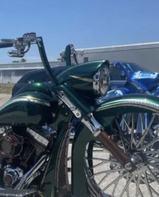 Harley Davidson Road King Softail Weld-On Custom Nacelle 1993-22 Foto 1 de 4