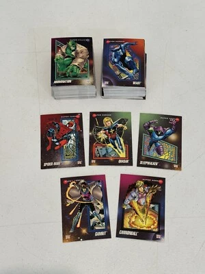 Impel Marvel Universe Series 3 1992 juego completo de 200 cartas casi como nuevo Foto 1 de 4