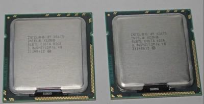 Matched Palr Intel Xeon X5675 3.06GHz SLBYL 12M LGA 1366 6-Core CPU Processor - Image 1 of 4