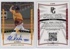 2014 Leaf Perfect Game Showcase Auto Gold /50 Al Pesto #A-AP3 Auto