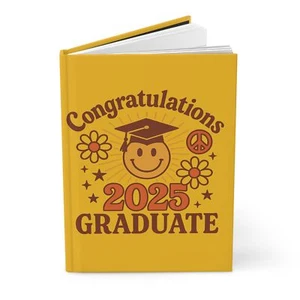 Graduation Hardcover Journal, 2025 Graduate Notebook, Class of 2025 Gift - Picture 1 of 5