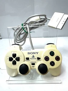 AUTH SONY PLAYSTATION 2 DUAL SHOCK 2 WHITE JAPAN - Picture 1 of 11