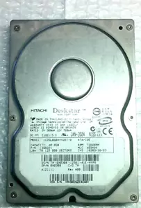 40GB Hitachi Deskstar Ultra-ATA/100 IDE 7200rpm 3.5" Hard Disk Drive - Picture 1 of 3