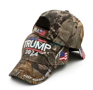 Donald Trump 2024 MAGA Hat Cap Camo USA KAG Make Keep America Great - Picture 1 of 8