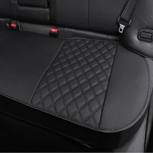 Rear Bench Seat Cushion Cover Chair Bottom Foam Pad Black PU Leather for Benz - Picture 1 of 5