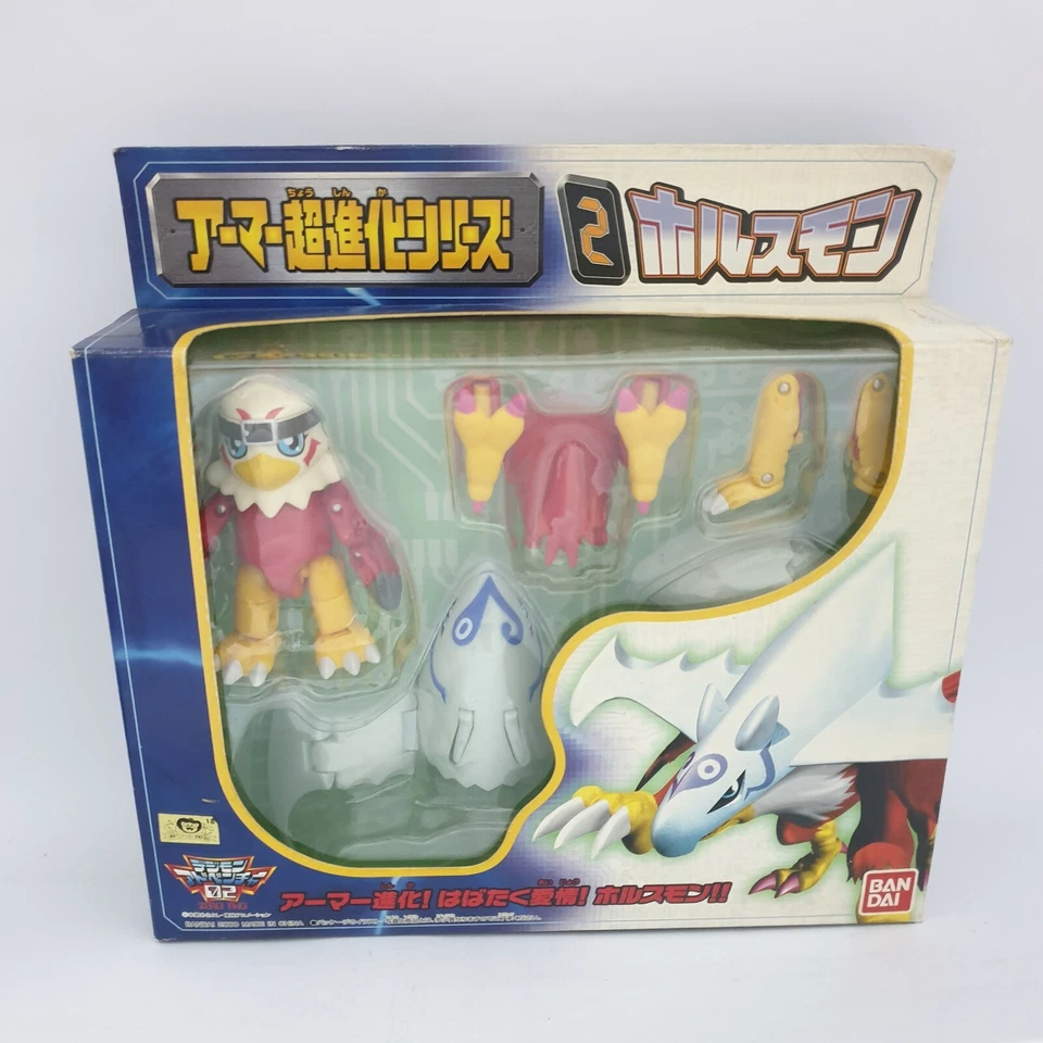 Bandai Digimon Adventure 02 Figure Digivolving Digimental Hawkmon Halsemon