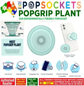 PopSockets Pop Socket Plant Ice Jade 35% Plant Popsocket Stand Holder Mount - Picture 1 of 4
