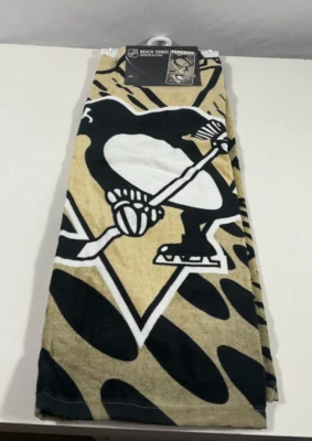 Toalha de praia PITTSBURGH PENGUINS 28"X58" noroeste nova em folha 100% algodão - Imagem 1 de 3
