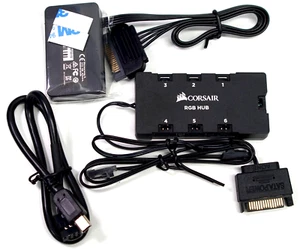 Corsair iCUE Lighting Node PRO RGB LED Lighting + Corsair RGB LED Fan Controller - Photo 1/2