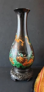 Old Chinese Bakelite Dragon Vase a.) …beautiful collection piece - Bild 1 von 7