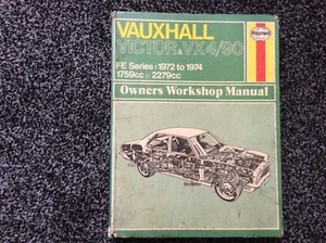 Haynes Handbuch Vauxall Victor & VX4/90 FE Serie 1972-74 1759cc,2279cc - Bild 1 von 5