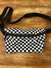 FYDELITY BAGS FANNY PACK BVlack & White Checkerboard